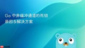 Go 中非缓冲通道的死锁原因与解决方案