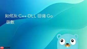 如何从 C++ DLL 回调 Go 函数