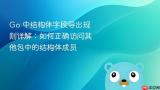 Go 中结构体字段导出规则详解：如何正确访问其他包中的结构体成员