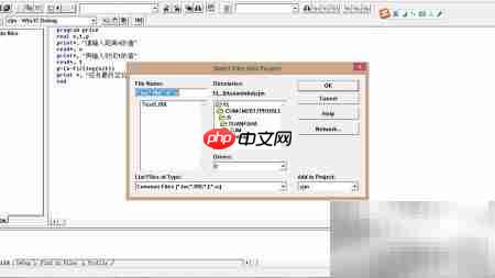 Fortran 4.0绿色版运行指南