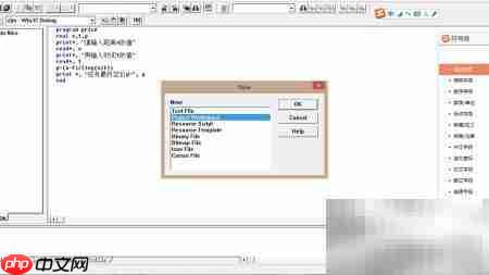 Fortran 4.0绿色版运行指南