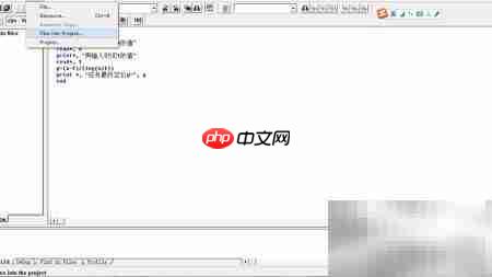 Fortran 4.0绿色版运行指南