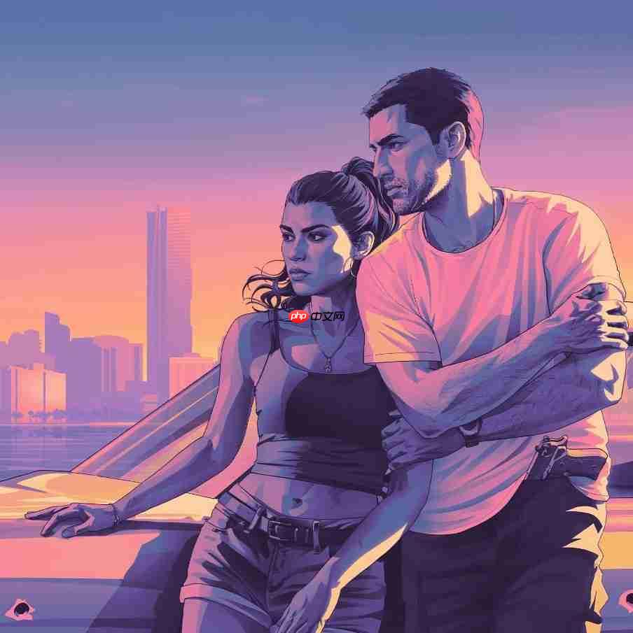 《GTA6》新宣传图欣赏 露西娅和杰森太酷帅了