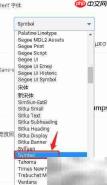 谷歌浏览器设置Serif字体为Symbol