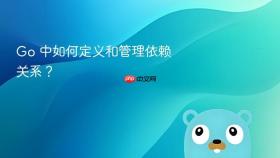 Go 中如何定义和管理依赖关系？