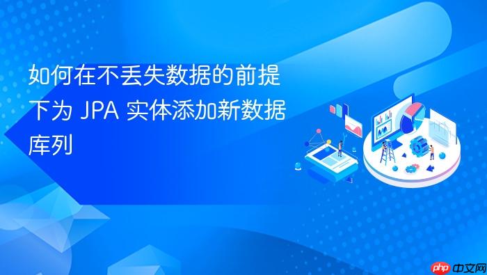 如何在不丢失数据的前提下为 JPA 实体添加新数据库列