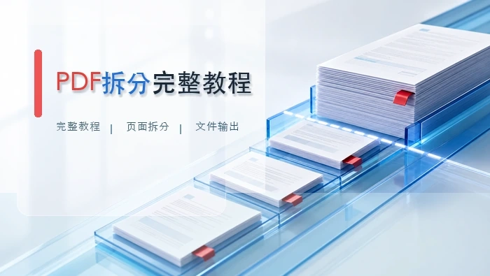 PDF在线拆分怎么做?免费拆分后这样核对页数