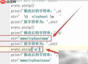 Python中strip函数用法解析