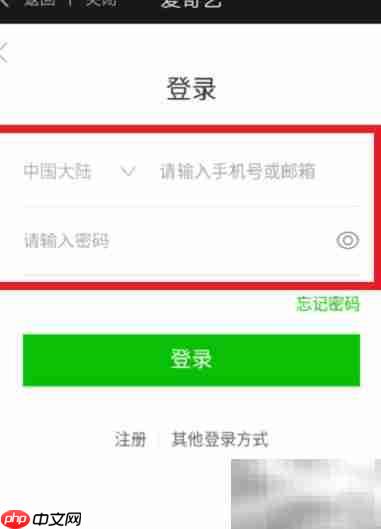 爱奇艺纳逗登录记录查看方法