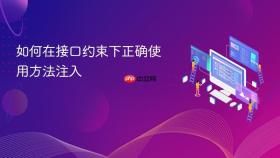 如何在接口约束下正确使用方法注入