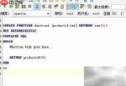 Aqua Data Studio创建函数SQL