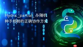 Hydra _partial_ 与随机种子控制的正确协作方式