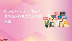 如何在 Firefox 开发者工具中正确查看类实例的属性值
