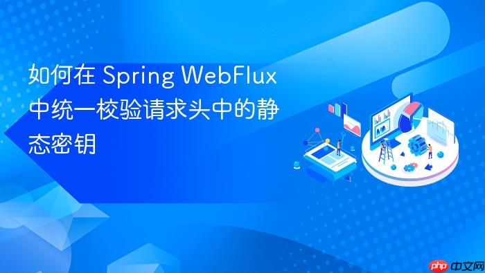 如何在 Spring WebFlux 中统一校验请求头中的静态密钥