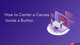 How to Center a Canvas Inside a Button
