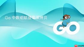 Go 中数组赋值是深拷贝
