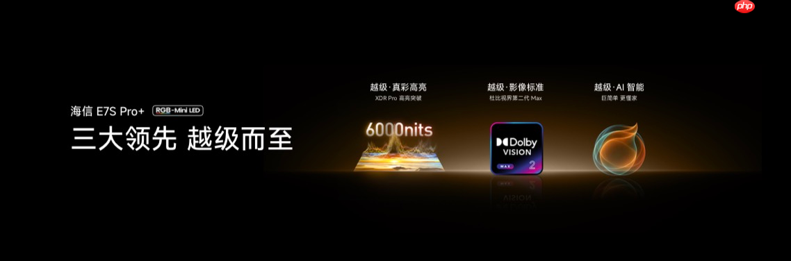 海信电视秋季新品打出王炸，双7旗舰首发，RGB-Mini LED电视体验常用常新