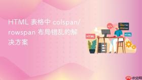 HTML 表格中 colspan/rowspan 布局错乱的解决方案