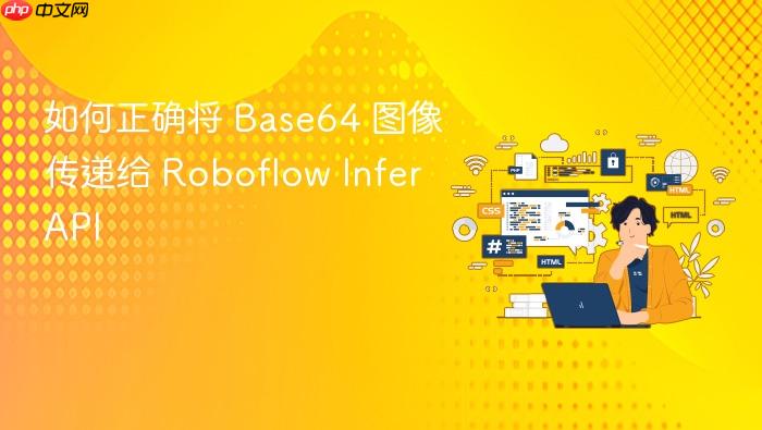 如何正确将 Base64 图像传递给 Roboflow Infer API