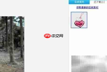 美图秀秀静态饰品使用技巧