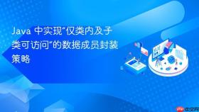 Java 中实现“仅类内及子类可访问”的数据成员封装策略