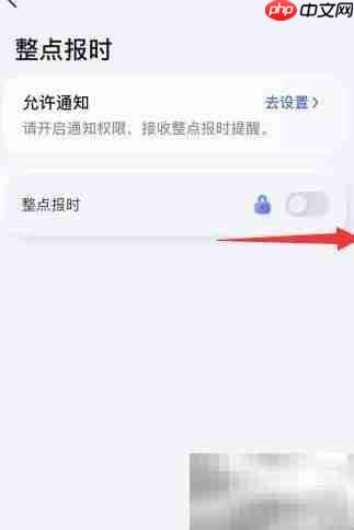 谜底时钟整点报时开启方法