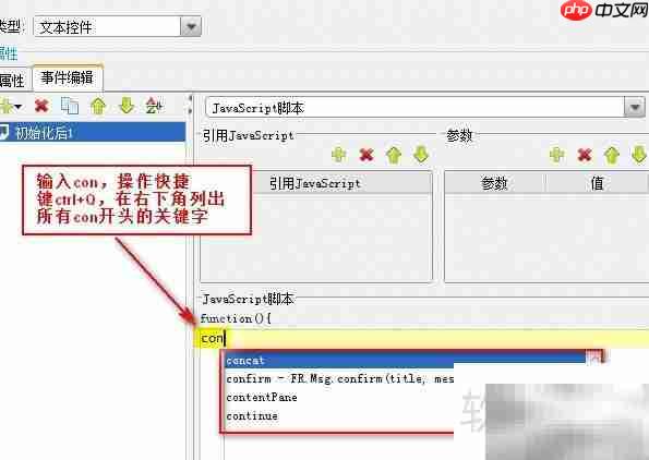 JS使用说明:报表开发