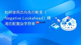 如何使用负向先行断言（Negative Lookahead）精准匹配复杂字符串