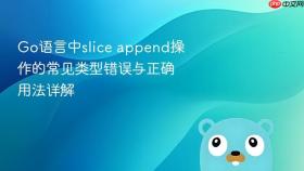 Go语言中slice append操作的常见类型错误与正确用法详解