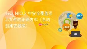 Java NIO.2 中安全覆盖写入文件的正确方式（自动创建或替换）
