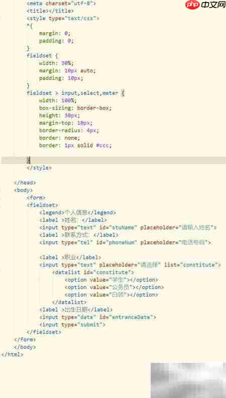 CSS设置表单控件样式技巧