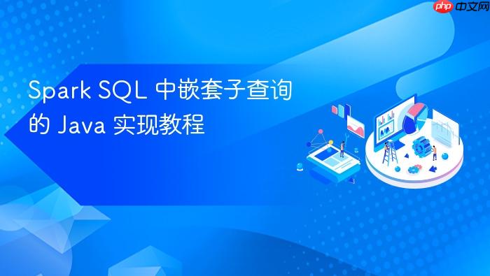 Spark SQL 中嵌套子查询的 Java 实现教程