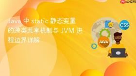 Java 中 static 静态变量的跨类共享机制与 JVM 进程边界详解