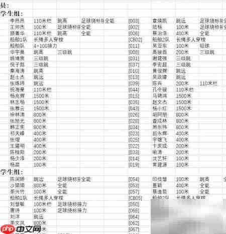 智能田径运动会编排软件推荐