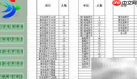 智能田径运动会编排软件推荐