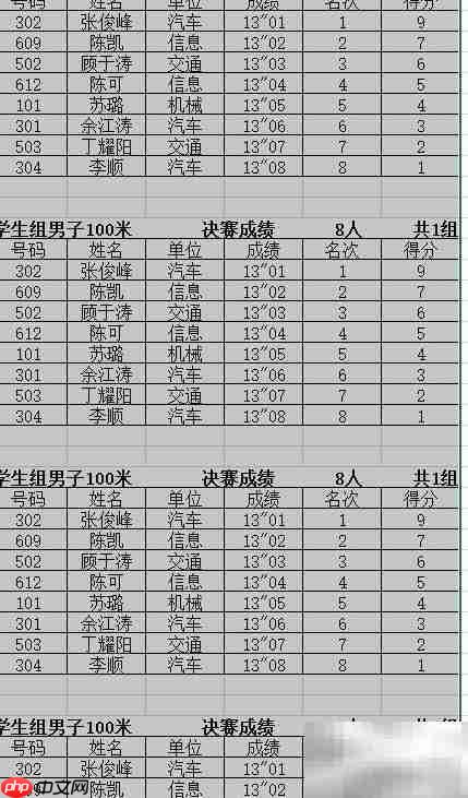 智能田径运动会编排软件推荐