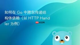 如何在 Go 中跨包传递结构体依赖(以 HTTP Handler 为例)