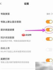 如何开启阅读进度显示