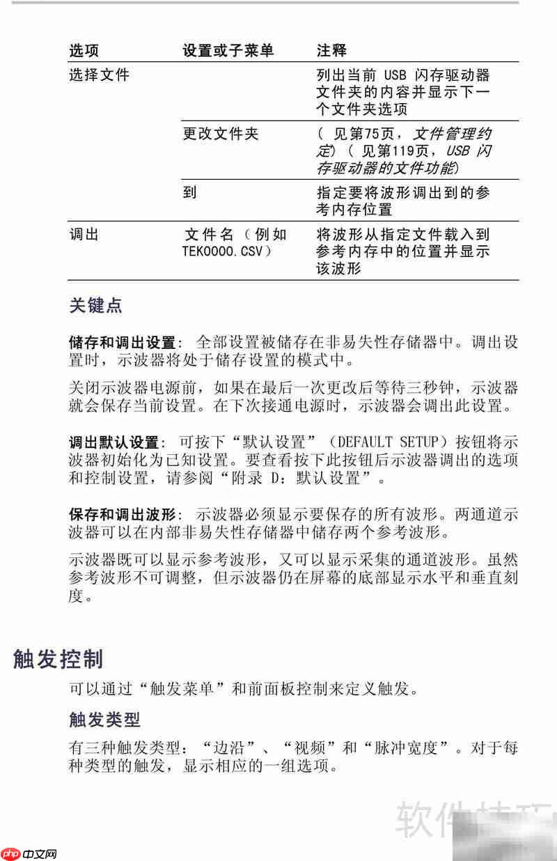 TDS1012B彩屏示波器说明书