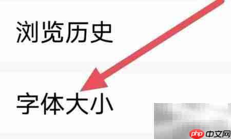 新闻快报字体大小设置方法