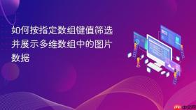 如何按指定数组键值筛选并展示多维数组中的图片数据
