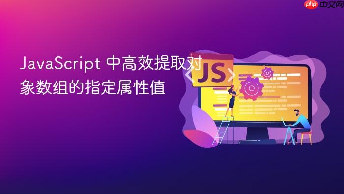 JavaScript 中高效提取对象数组的指定属性值