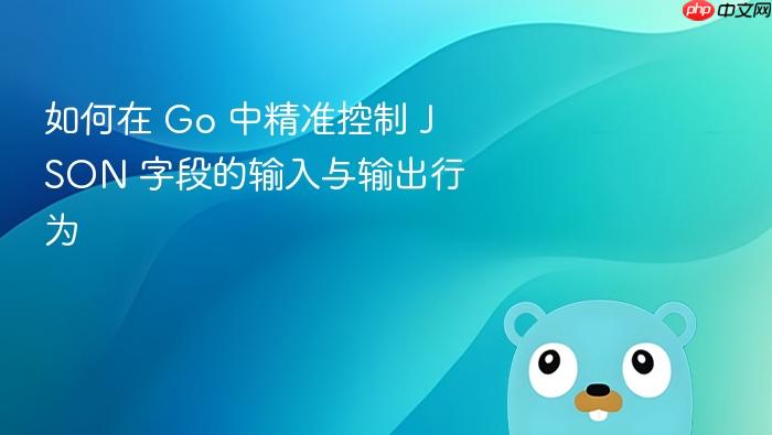 如何在 Go 中精准控制 JSON 字段的输入与输出行为