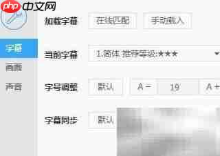 迅雷影音在线匹配字幕教程