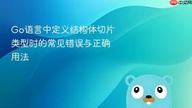 Go语言中定义结构体切片类型时的常见错误与正确用法