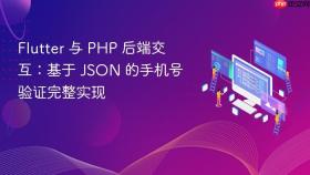 Flutter 与 PHP 后端交互:基于 JSON 的手机号验证完整实现