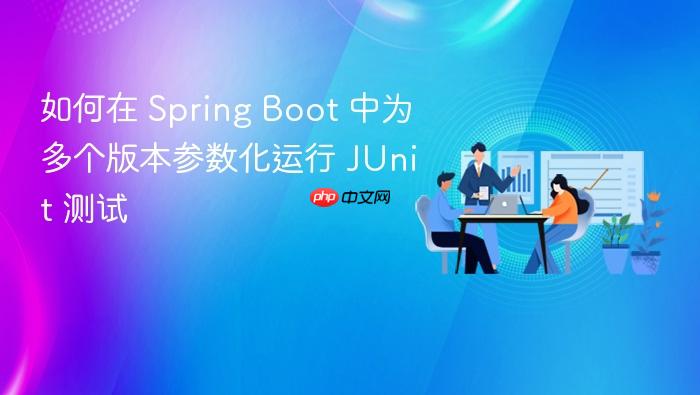 如何在 Spring Boot 中为多个版本参数化运行 JUnit 测试