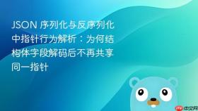 JSON 序列化与反序列化中指针行为解析:为何结构体字段解码后不再共享同一指针