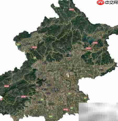 北京卫星地图离线包下载