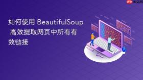 如何使用 BeautifulSoup 高效提取网页中所有有效链接